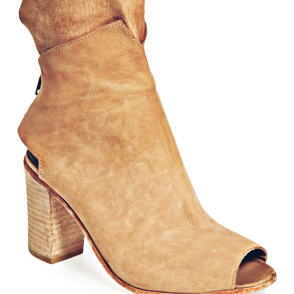 Free People Golden Road open toe bootie